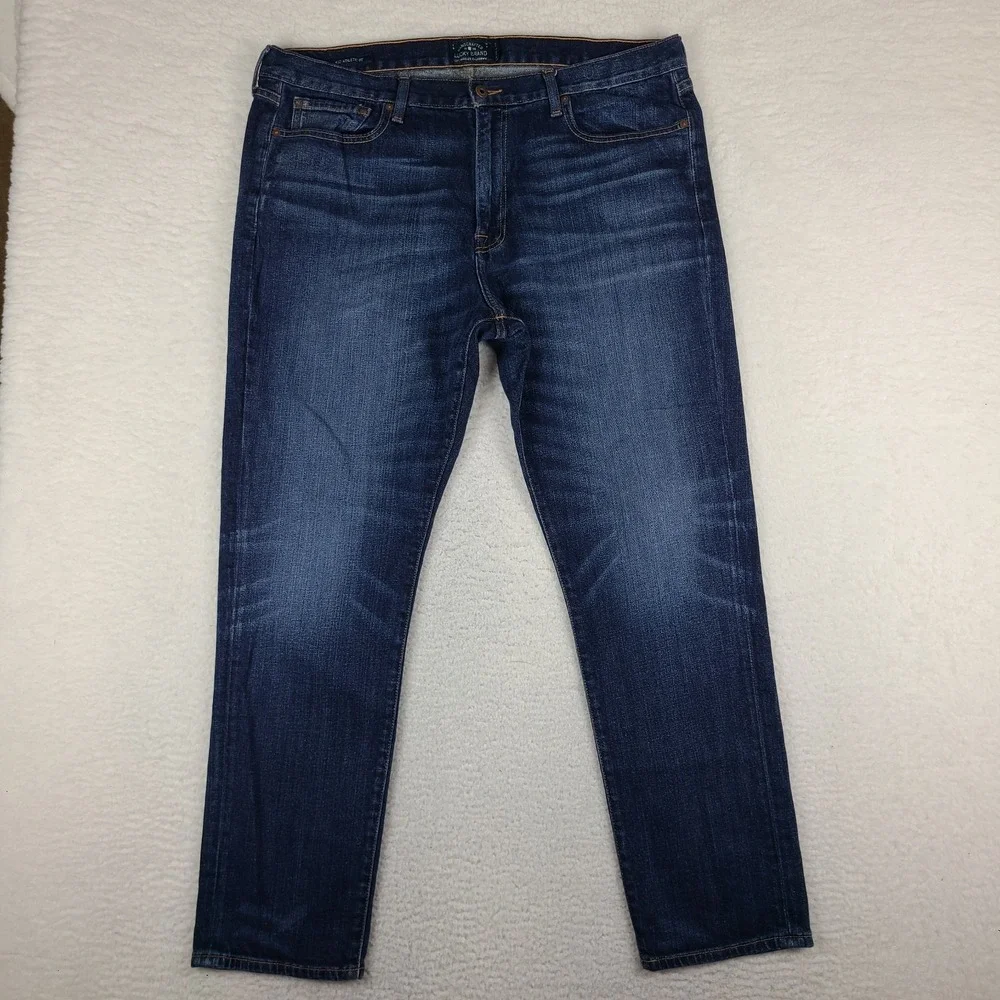 Lucky Brand Jeans Mens 40x32 Blue 410‎ Athletic Fit Dark Wash Denim